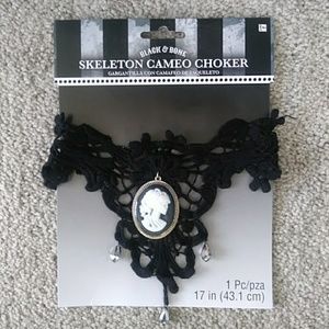Skeleton Cameo Choker